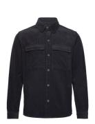 Utility Overshirt Tops Overshirts Navy Revolution
