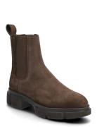 Cph570 Vitello Shoes Chelsea Boots Brown Copenhagen Studios
