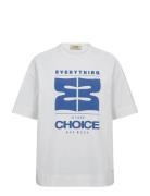 Mmzori O-Ss Tee Tops T-shirts & Tops Short-sleeved White MOS MOSH