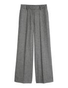 Woven Pants Bottoms Trousers Wide Leg Grey Marc O'Polo