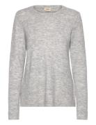 Frellis Pu 1 Tops Knitwear Jumpers Grey Fransa
