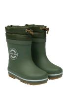 Winter Wellies Shoes Rubberboots High Rubberboots Green Mikk-line