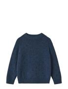 Bon Dot Pullover Tops Knitwear Pullovers Navy Fliink