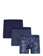 Cotton Stretch Boxer 3P Bokserit Navy Björn Borg
