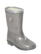 Nillesk Rubber Boot W. Lining Shoes Rubberboots High Rubberboots Silve...