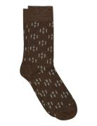 Vilhelm Socks Lingerie Socks Regular Socks Brown Mp Denmark