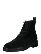 Boggar Mid Boot Nyörisaappaat Black GANT