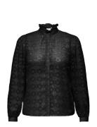 Carchloey L/S Shirt Wvn Tops Blouses Long-sleeved Black ONLY Carmakoma