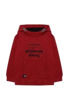 Fleece With Hood Sweatshirt Tops Sweat-shirts & Hoodies Hoodies Red Bo...