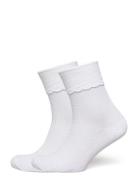 Crew Sock 2-Pack Lingerie Socks Regular Socks White Monki