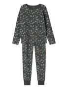 Nkmnightset Iron Space Noos Pyjamasetti Pyjama Grey Name It