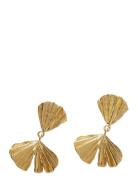 Autumn Leaf Earrings Accessories Jewellery Earrings Studs Gold Pernill...