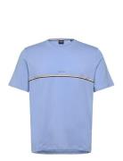 Unique T-Shirt Tops T-shirts Short-sleeved Blue BOSS