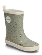 Gumboots? Aop Shoes Rubberboots High Rubberboots Green Pom Pom