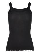 Rwbeatrice Sl Strap Top Tops T-shirts & Tops Sleeveless Black Rosemund...