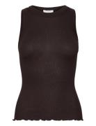 Rwbeatrice Sl Boxer Top Tops T-shirts & Tops Sleeveless Black Rosemund...