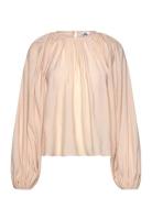 Giane Blouse Tops Blouses Long-sleeved Pink Twist & Tango