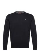 Brian Ck Tops Knitwear Round Necks Navy Morris