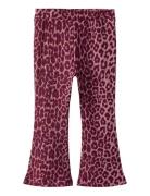 Nmfnuni Bootcut Pant Bottoms Leggings Burgundy Name It
