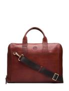 Gustav Tietok Laukku Läppärilaukku Laukku Brown Saddler