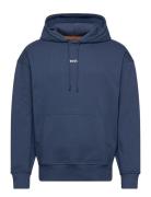 Wesmallhood Tops Sweat-shirts & Hoodies Hoodies Navy BOSS