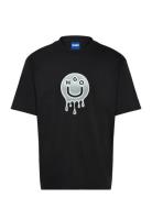 Nedirix Tops T-shirts Short-sleeved Black HUGO BLUE