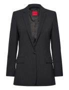 Aledoni Blazers Single Breasted Blazers Navy HUGO