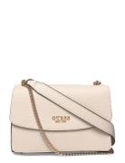 Calista Convertible Xbody Flap Bags Crossbody Bags Cream GUESS