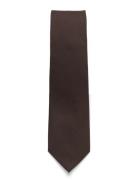 Classic Tie Solmio Kravatti Brown Amanda Christensen