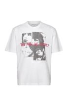 Jprblust S Ss Tee Tops T-shirts Short-sleeved White Jack & J S