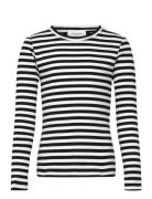 Rkivanna Ls T-Shirt Tops Knitwear Jumpers Black Rosemunde Kids