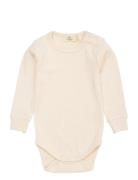 Modal Rib Ls Body Bodies Long-sleeved Pink Copenhagen Colors