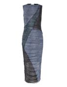 Sutton Dress Polvipituinen Mekko Navy Noella