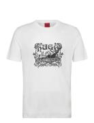 Diwom Designers T-shirts Short-sleeved White HUGO