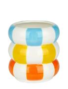 Keramiske Urtepotteskjuler, Flerfarvet 12 Cm Home Decoration Flower Po...