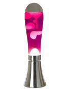 Lavalampe, Magma, Sølv/ Pink Home Lighting Lamps Table Lamps Pink Balv...