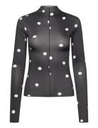 Slim Turtleneck Ls Top Tops Knitwear Turtleneck Black Monki