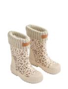 Rubber Boot Thermo Wader Shoes Rubberboots High Rubberboots Beige Whea...