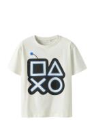 Nkmsteve Playstation Ss Nreg Top Box Bfu Tops T-shirts Short-sleeved W...