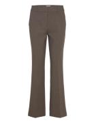 Clarafv Bottoms Trousers Flared Brown FIVEUNITS
