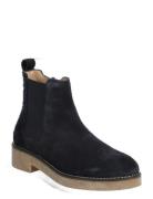 Etiopef25Bs Shoes Boots Ankle Boots Ankle Boots Flat Heel Navy UNISA