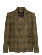 Barbour Carlby Tailored Jacket Blazers Single Breasted Blazers Khaki G...