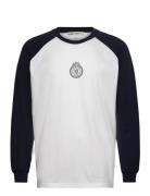 Club De Futbol Raglan Ls Tops T-shirts Long-sleeved White BLS Hafnia
