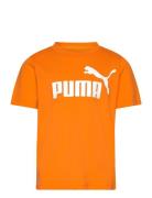 Ess No. 1 Logo Tee B Tops T-shirts Short-sleeved Orange PUMA