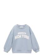 New York Sweatshirt Tops Sweat-shirts & Hoodies Sweat-shirts Blue Mang...