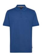 Pallas Tops Polos Short-sleeved Blue BOSS