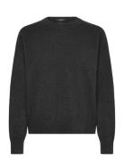 Fascona Tops Knitwear Jumpers Grey BOSS