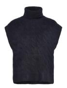 Fresnoll Knit Vest Sl Vests Knitted Vests Navy Lollys Laundry
