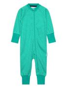 Pyjamas Two Way Zipper Navy Beige Stripe Pyjama Sie Jumpsuit Haalari G...