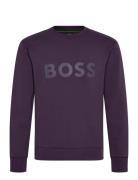 Salbo Sport Sweat-shirts & Hoodies Sweat-shirts Purple BOSS